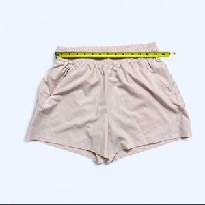 Tahari Light Blush Pink Elastic Waist Performance Shorts
